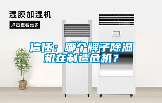 信任：哪個牌子除濕機在制造危機？