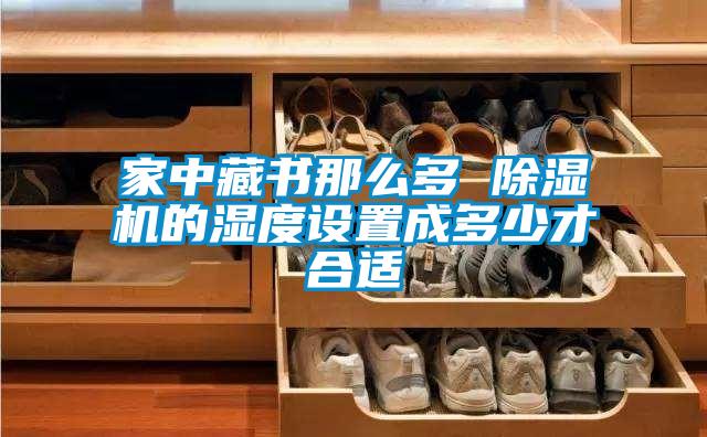 家中藏書(shū)那么多 除濕機(jī)的濕度設(shè)置成多少才合適