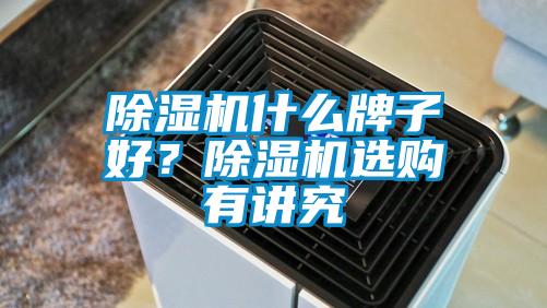 除濕機(jī)什么牌子好？除濕機(jī)選購有講究