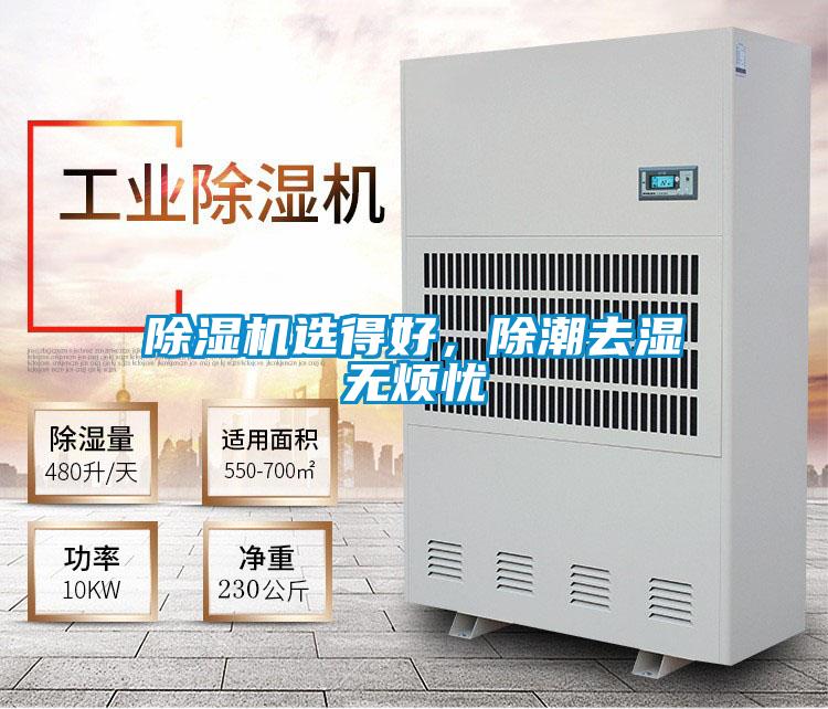 除濕機選得好，除潮去濕無煩憂