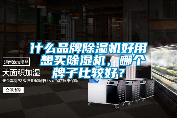 什么品牌除濕機(jī)好用 想買除濕機(jī)，哪個牌子比較好？