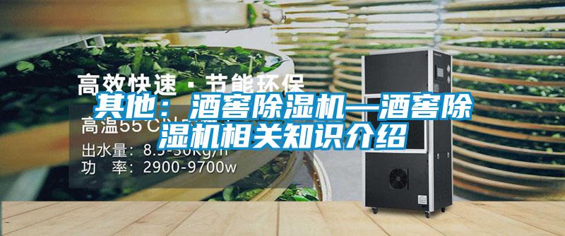 其他：酒窖除濕機(jī)—酒窖除濕機(jī)相關(guān)知識(shí)介紹
