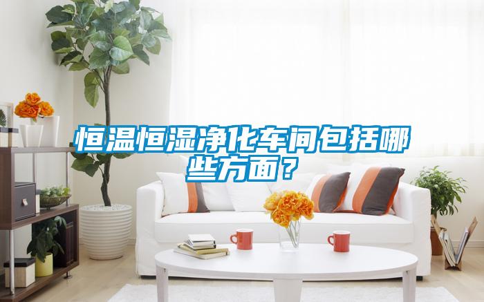 恒溫恒濕凈化車間包括哪些方面？