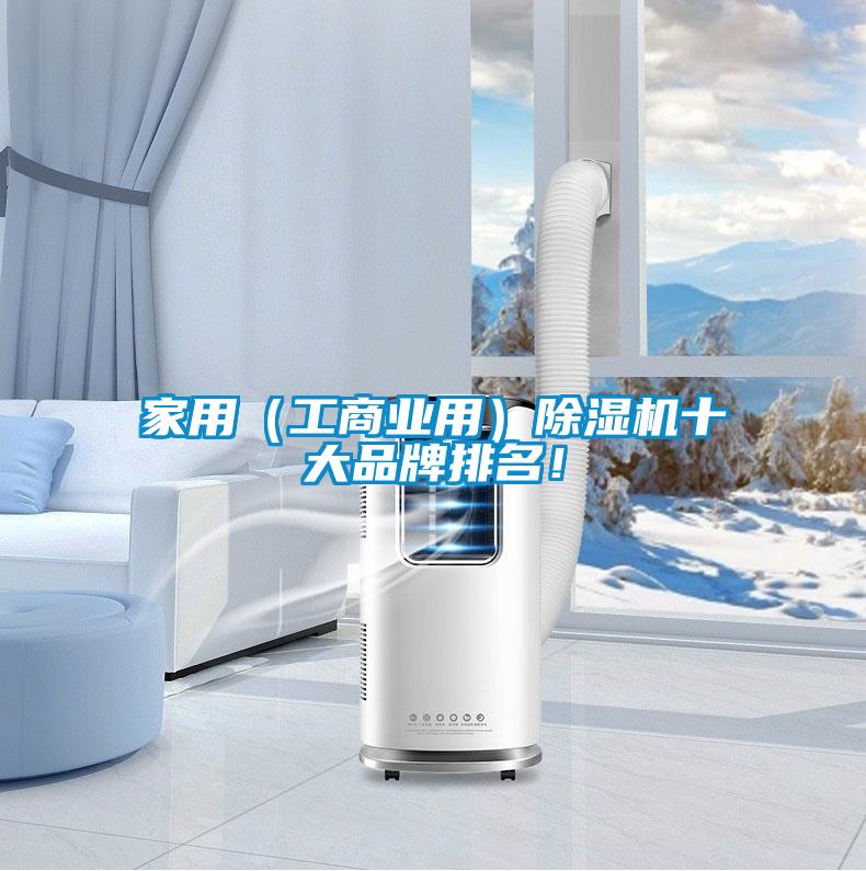 家用（工商業用）除濕機十大品牌排名！