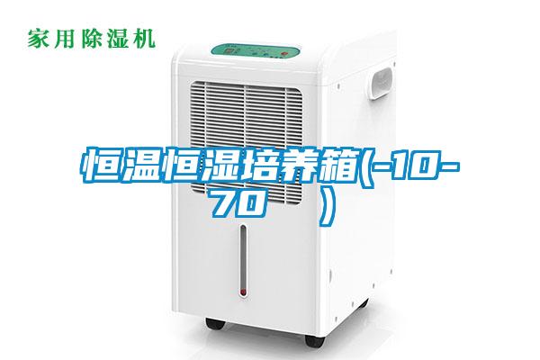 恒溫恒濕培養箱(-10-70 ℃)