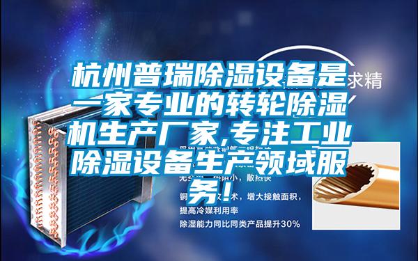 杭州普瑞除濕設(shè)備是一家專業(yè)的轉(zhuǎn)輪除濕機生產(chǎn)廠家,專注工業(yè)除濕設(shè)備生產(chǎn)領(lǐng)域服務(wù)！