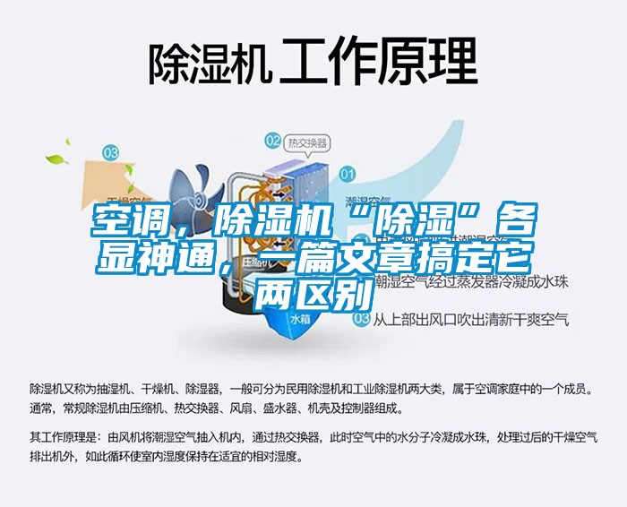 空調(diào)，除濕機(jī)“除濕”各顯神通，一篇文章搞定它兩區(qū)別