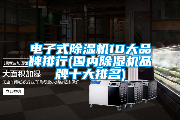電子式除濕機10大品牌排行(國內除濕機品牌十大排名)
