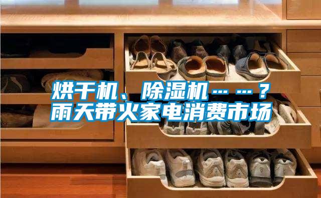 烘干機、除濕機……?雨天帶火家電消費市場