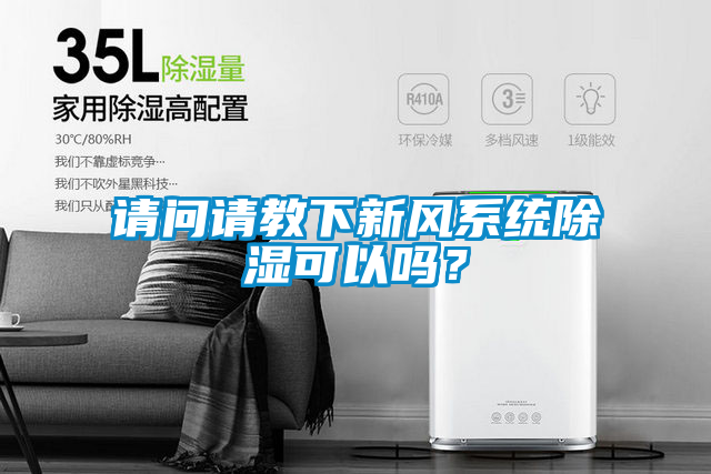 請問請教下新風(fēng)系統(tǒng)除濕可以嗎?