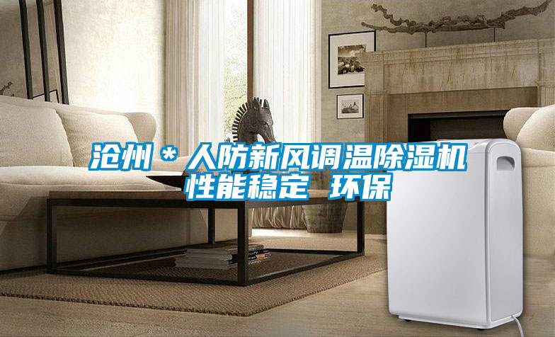 滄州＊人防新風調溫除濕機 性能穩定 環保