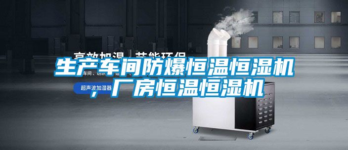 生產(chǎn)車間防爆恒溫恒濕機(jī),廠房恒溫恒濕機(jī)