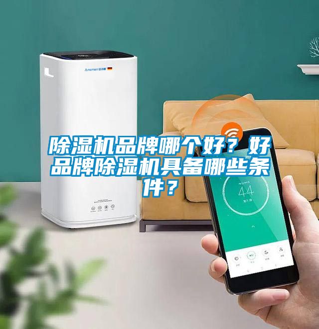 除濕機品牌哪個好？好品牌除濕機具備哪些條件？