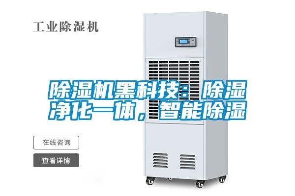 除濕機(jī)黑科技：除濕凈化一體，智能除濕